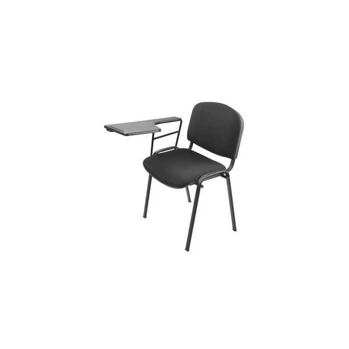 Silla confidente ISO tapizada con pala XL abatible