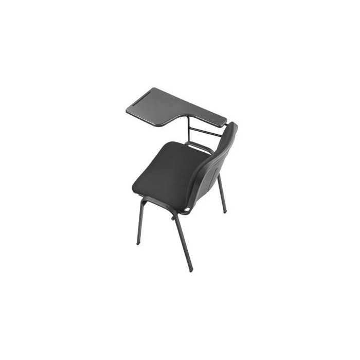 Silla confidente ISO tapizada con pala XL abatible
