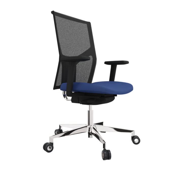 Silla ergonómica Atika uso 24 horas base aluminio