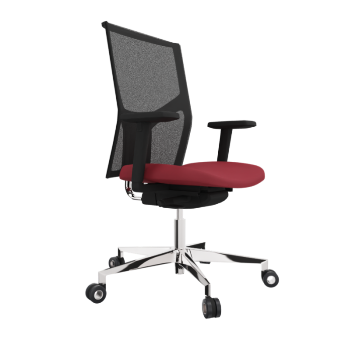 Silla ergonómica Atika uso 24 horas base aluminio