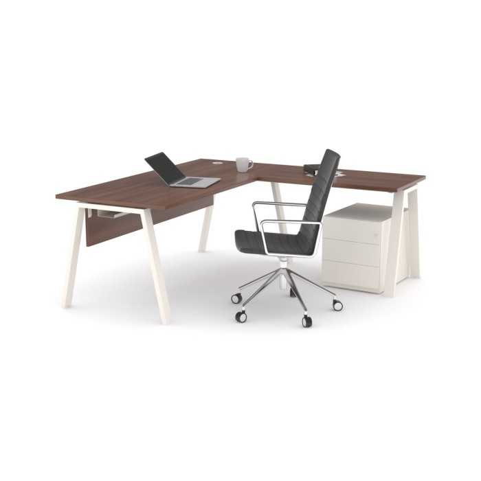 Mesa de oficina modelo kompas con ala
