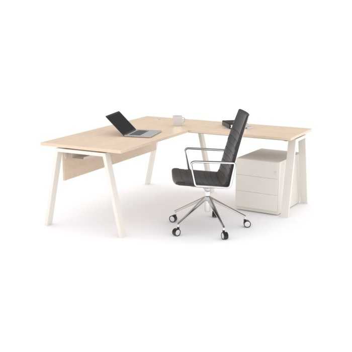Mesa de oficina modelo kompas con ala
