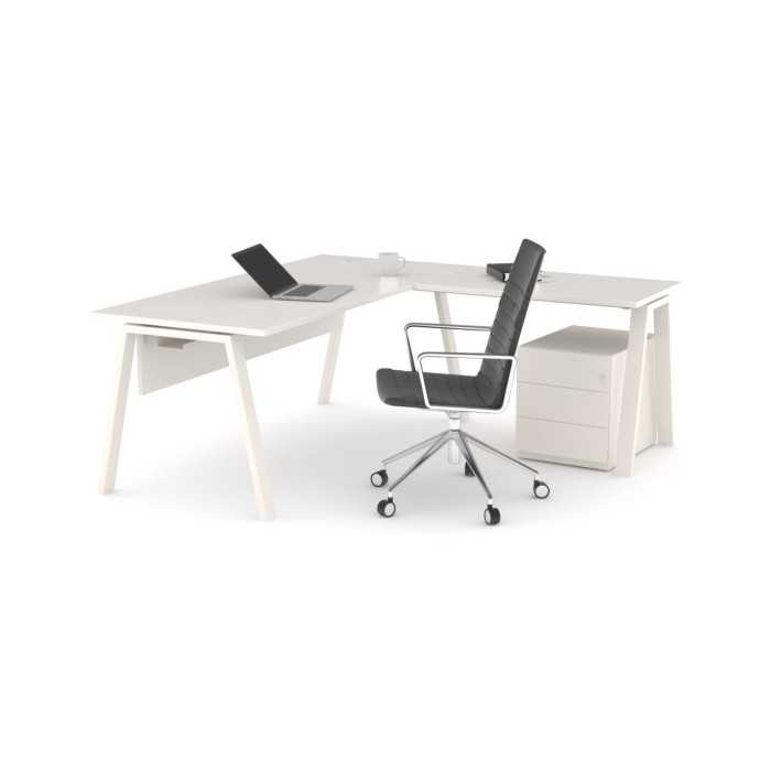 Mesa de oficina modelo kompas con ala