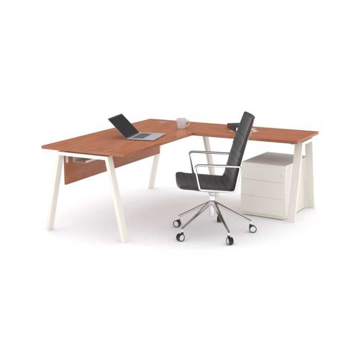 Mesa de oficina modelo kompas con ala