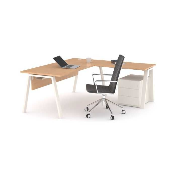 Mesa de oficina modelo kompas con ala