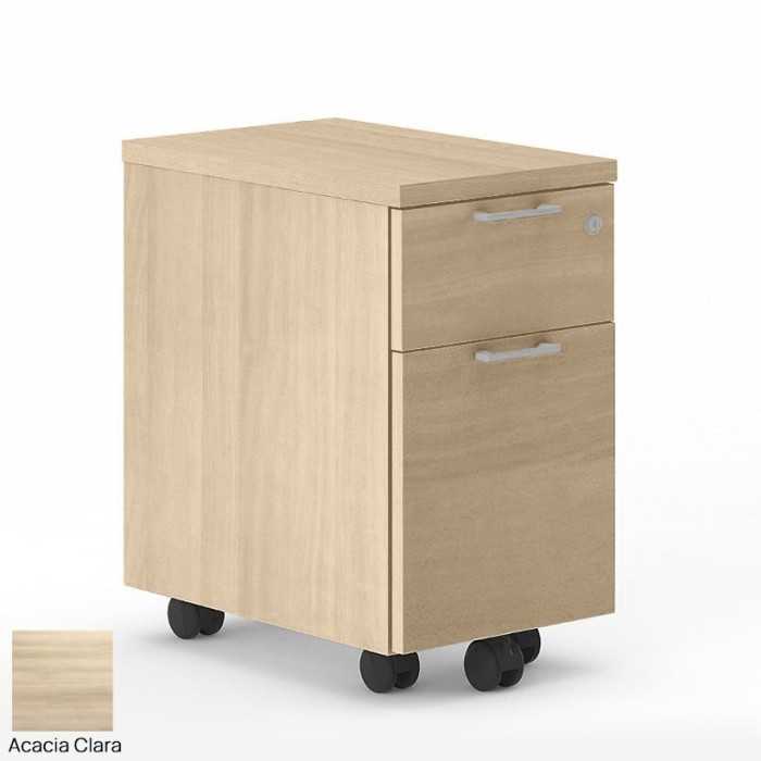 Cajonera Estrecha de oficina Cajón + Archivo OH SYSTEM de Mobel Linea Monocolor
