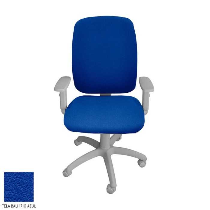 Silla de escritorio ergonómica Parigi Alta carcasa gris, uso 8 horas