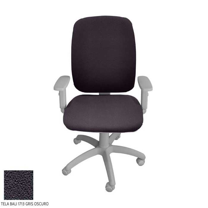 Silla de escritorio ergonómica Parigi Alta carcasa gris, uso 8 horas