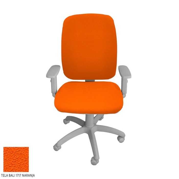 Silla de escritorio ergonómica Parigi Alta carcasa gris, uso 8 horas