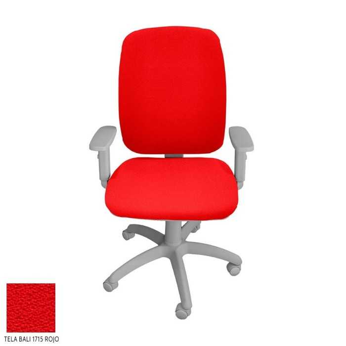 Silla de escritorio ergonómica Parigi Alta carcasa gris, uso 8 horas