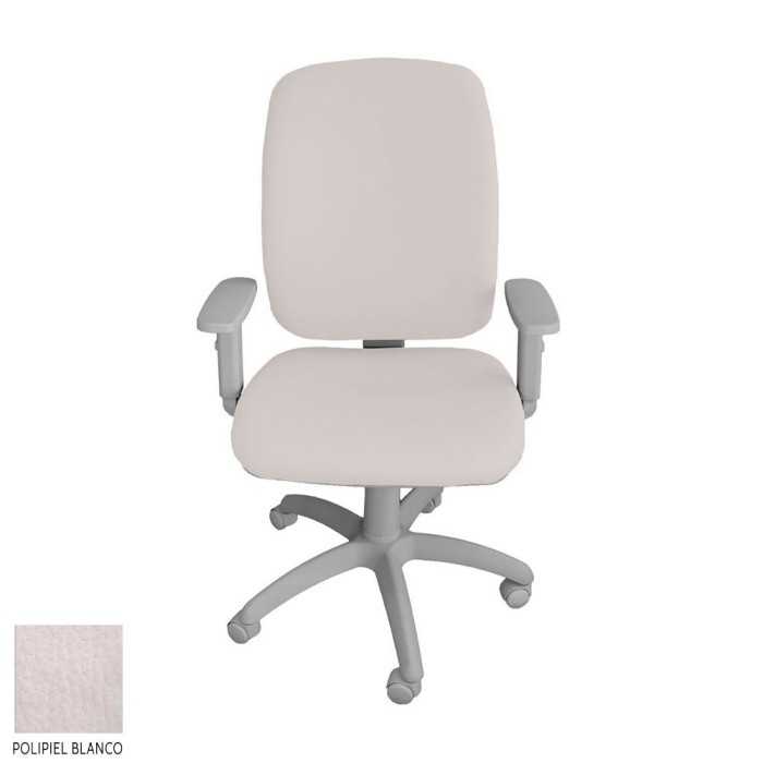 Silla de escritorio ergonómica Parigi Alta carcasa gris, uso 8 horas