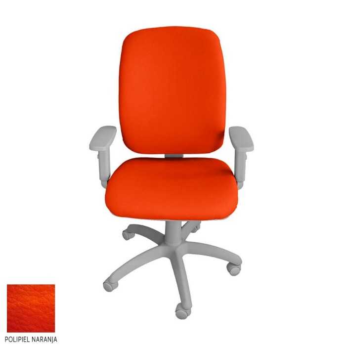 Silla de escritorio ergonómica Parigi Alta carcasa gris, uso 8 horas
