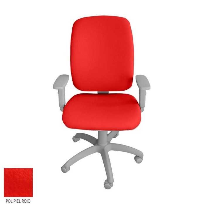 Silla de escritorio ergonómica Parigi Alta carcasa gris, uso 8 horas