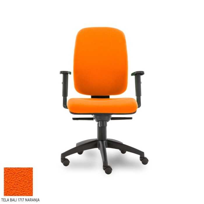 Silla de escritorio ergonómica Parigi Alta carcasa negra, uso 8 horas