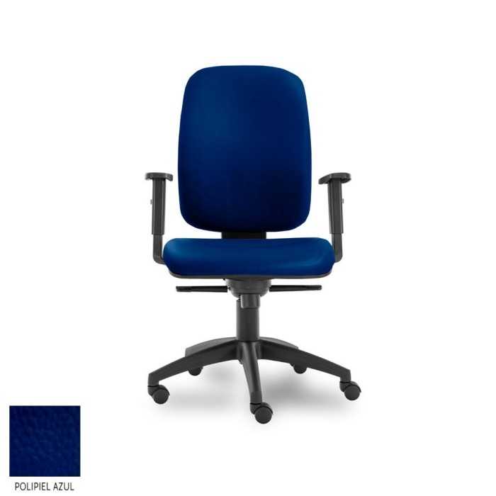 Silla de escritorio ergonómica Parigi Alta carcasa negra, uso 8 horas