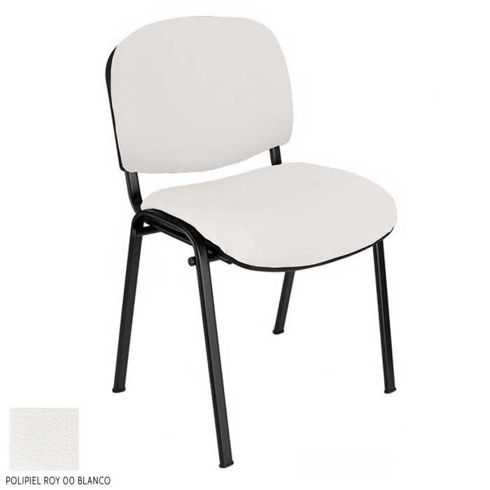 Silla confidente modelo FISSA de Vincolo, tapizada, calidad superior, estructura negra
