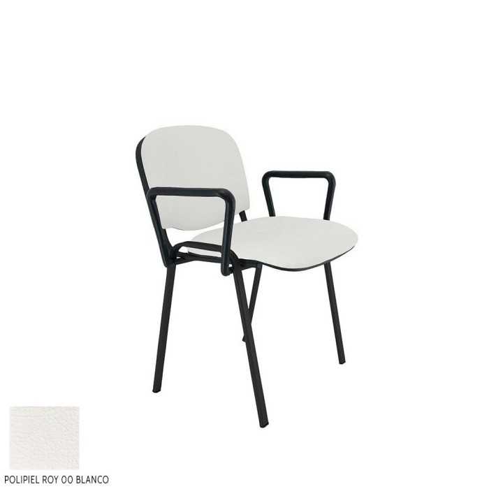Silla confidente modelo FISSA de Vincolo, tapizada, calidad superior, con brazos