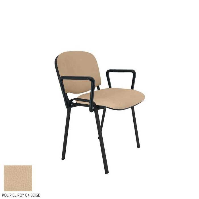 Silla confidente modelo FISSA de Vincolo, tapizada, calidad superior, con brazos