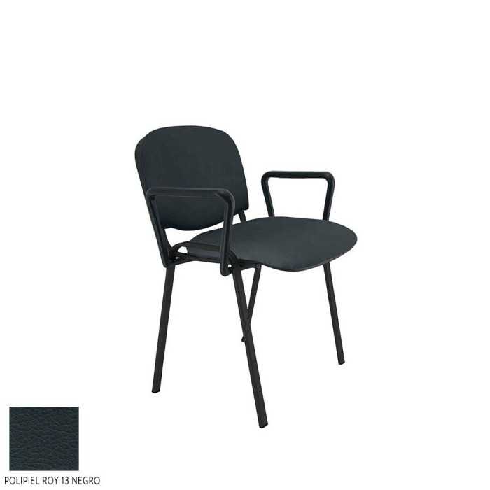Silla confidente modelo FISSA de Vincolo, tapizada, calidad superior, con brazos
