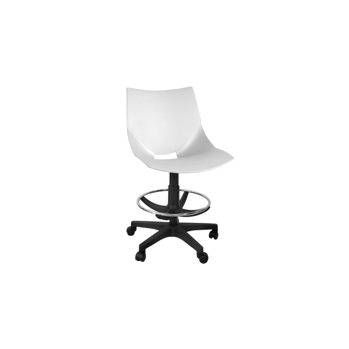 Silla de plástico giratoria taburete poliamida Shell