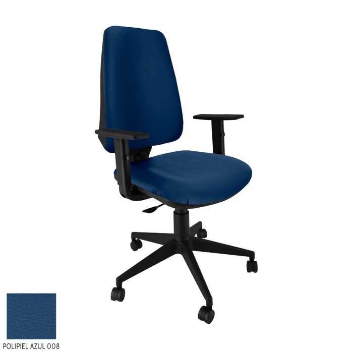 Silla ergonómica de oficina modelo EQUIS de Vincolo, con brazos, contacto permanente