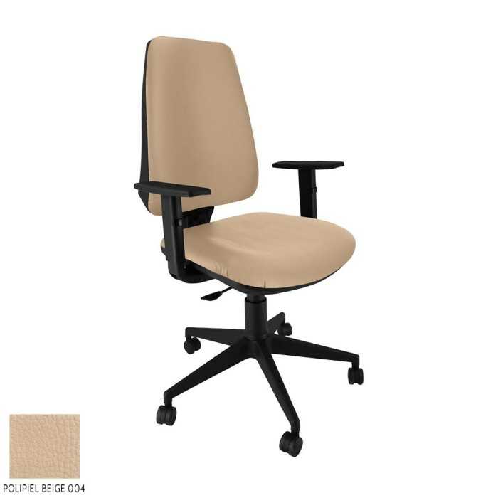 Silla ergonómica de oficina modelo EQUIS de Vincolo, con brazos, contacto permanente