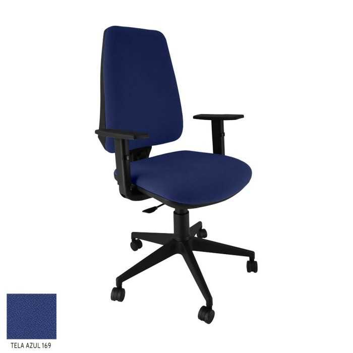 Silla ergonómica de oficina modelo EQUIS de Vincolo, con brazos, contacto permanente