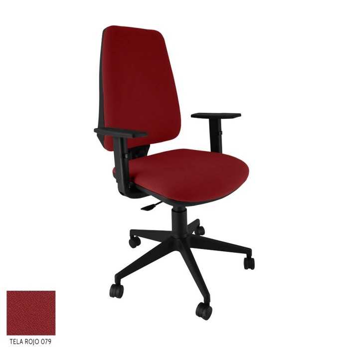 Silla ergonómica de oficina modelo EQUIS de Vincolo, con brazos, contacto permanente