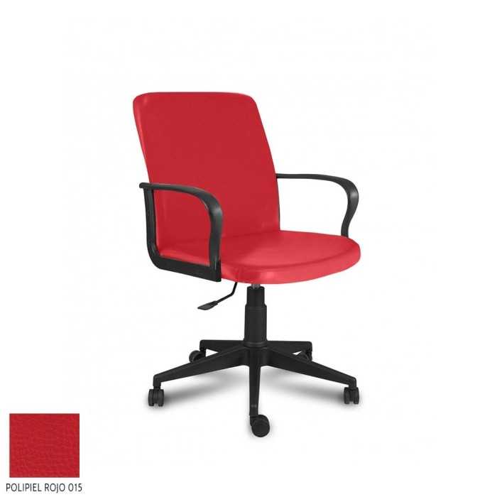 Sillón ergonómico dirección ROCKY de Vincolo, respaldo bajo, base poliamida