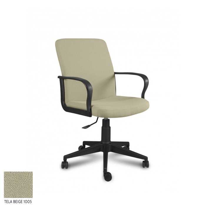 Sillón ergonómico dirección ROCKY de Vincolo, respaldo bajo, base poliamida