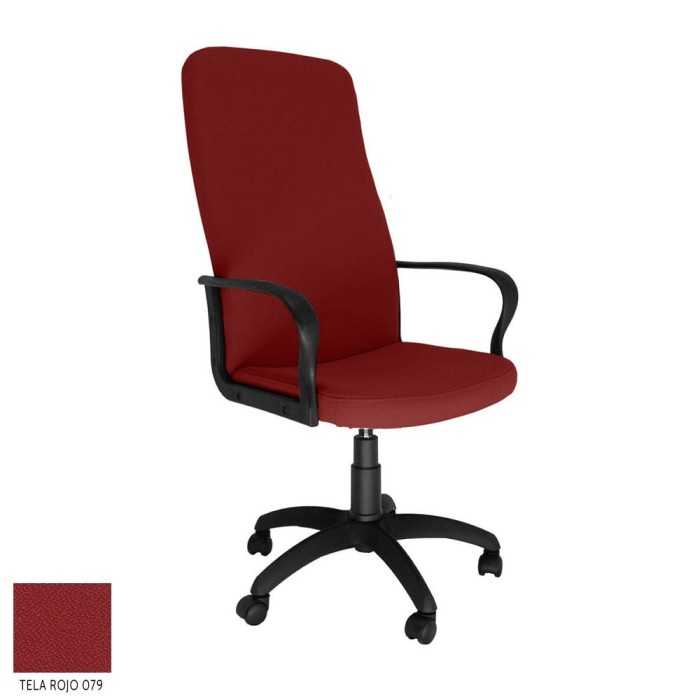 Sillón ergonómico dirección ROCKY de Vincolo, respaldo alto, base poliamida