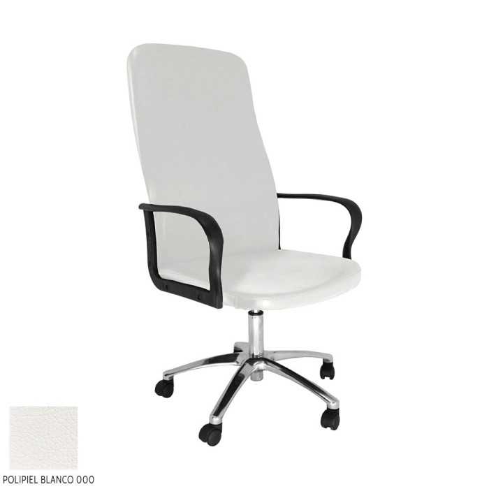 Sillón dirección ROCKY de Vincolo, respaldo alto, base aluminio