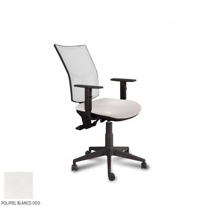 Silla ergonómica de oficina modelo Athenea malla de Vincolo, asyncro, brazos regulables