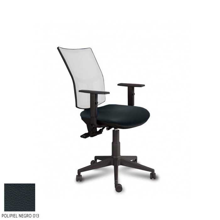 Silla ergonómica de oficina modelo Athenea malla de Vincolo, asyncro, brazos regulables
