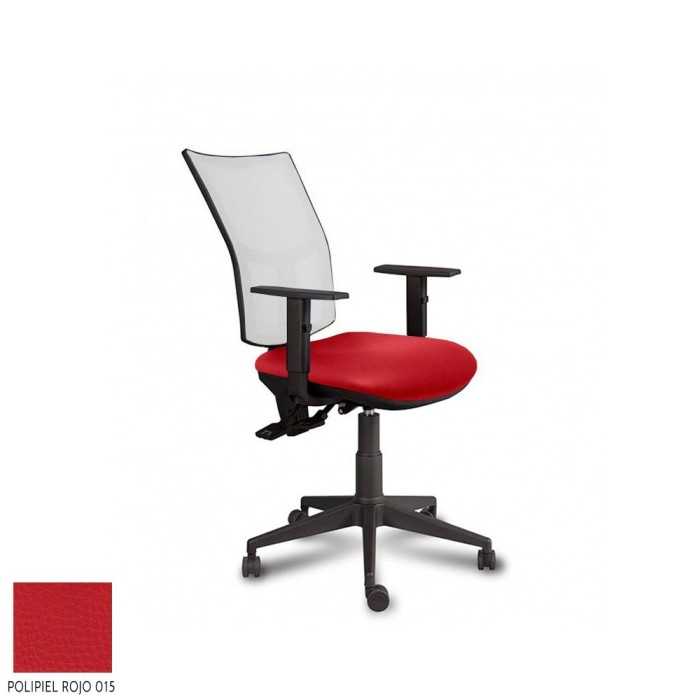 Silla ergonómica de oficina modelo Athenea malla de Vincolo, asyncro, brazos regulables