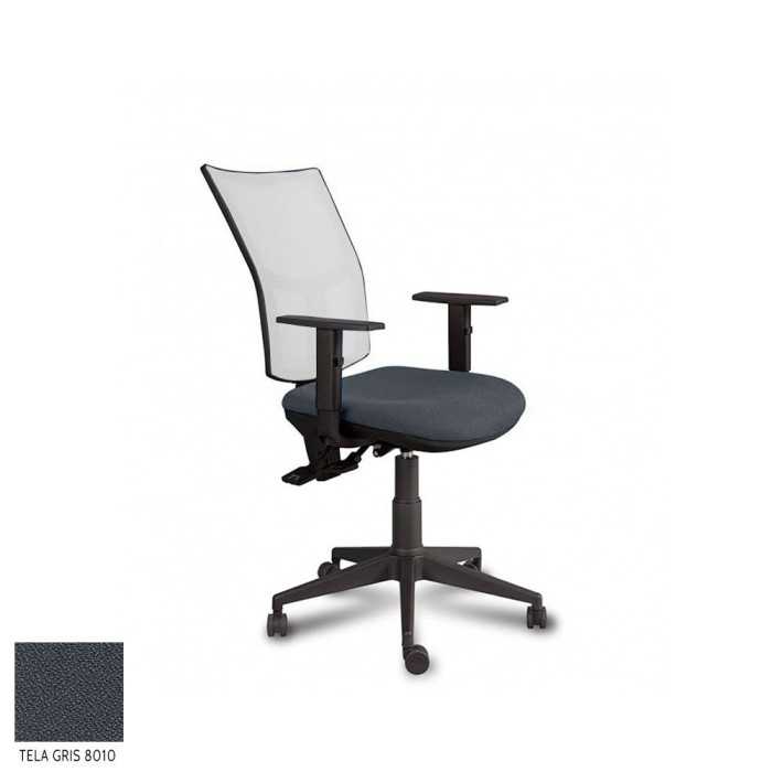 Silla ergonómica de oficina modelo Athenea malla de Vincolo, asyncro, brazos regulables