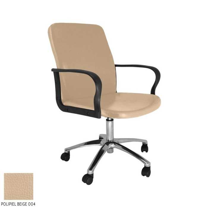 Sillón ergonómico dirección modelo ROCKY de Vincolo, respaldo bajo, base cromada