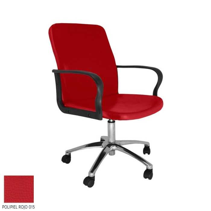 Sillón ergonómico dirección modelo ROCKY de Vincolo, respaldo bajo, base cromada