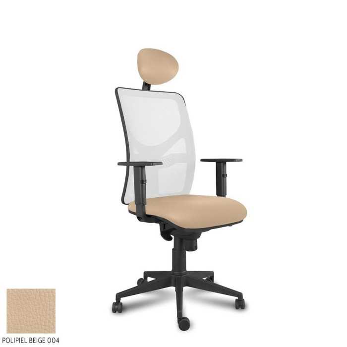 Silla ergonómica de oficina modelo XARLY de vincolo, con cabezal, brazos regulables