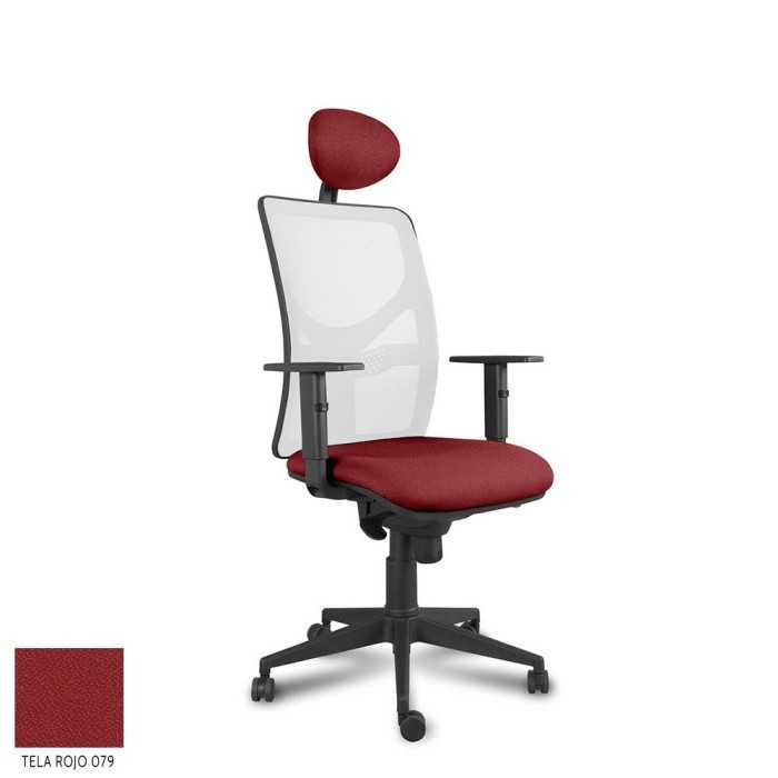 Silla ergonómica de oficina modelo XARLY de vincolo, con cabezal, brazos regulables