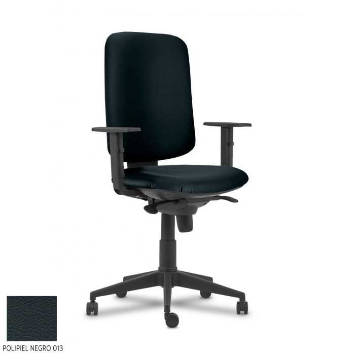 Silla Operativa ergonómica Elina Sincro de Vincolo brazos regulables y base negra