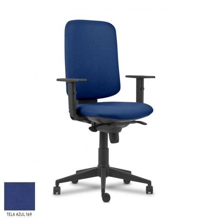 Silla Operativa ergonómica Elina Sincro de Vincolo brazos regulables y base negra