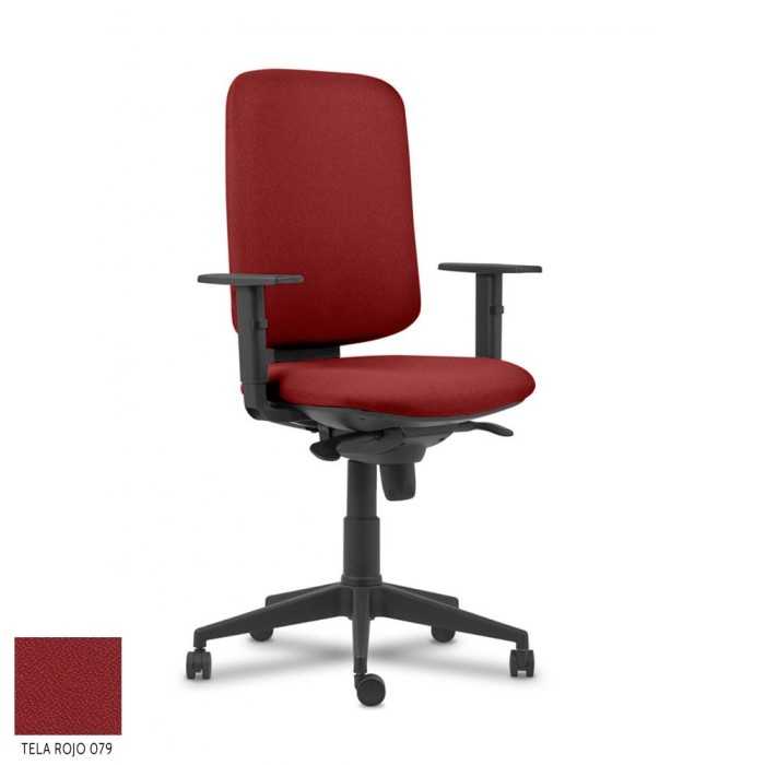 Silla Operativa ergonómica Elina Sincro de Vincolo brazos regulables y base negra