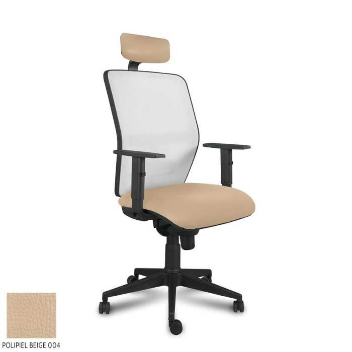Silla ergonómica de oficina modelo Kerry de Vincolo, con cabezal, brazos regulables