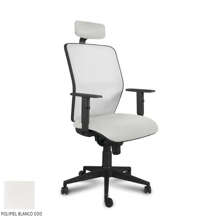 Silla ergonómica de oficina modelo Kerry de Vincolo, con cabezal, brazos regulables