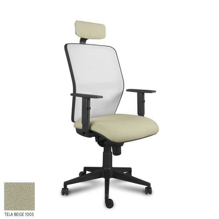 Silla ergonómica de oficina modelo Kerry de Vincolo, con cabezal, brazos regulables