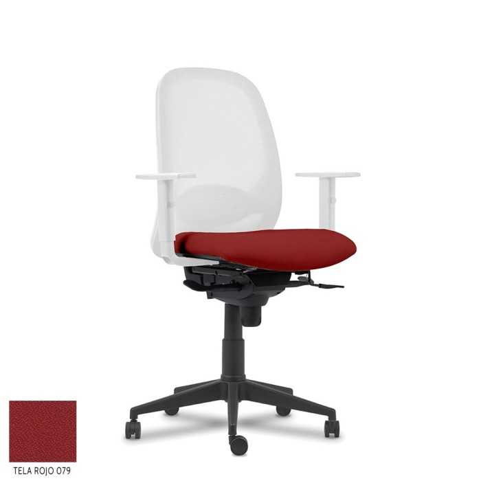 Silla Operativa ergonómica Adara White de Vincolo brazos regulables