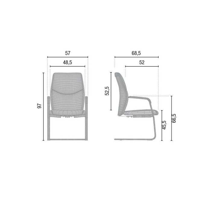 Pack sillones confidentes VIC con respaldo medio