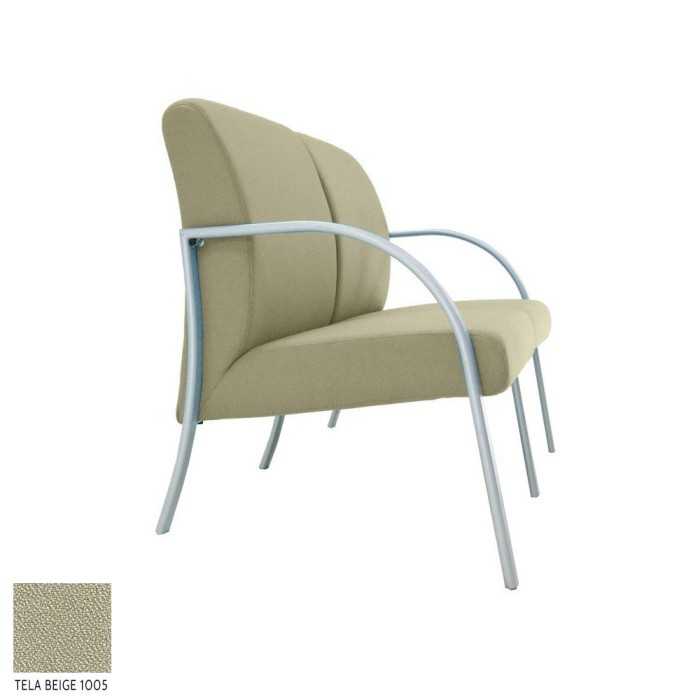 Sillón sala de espera SELENA 2 plazas de Vincolo