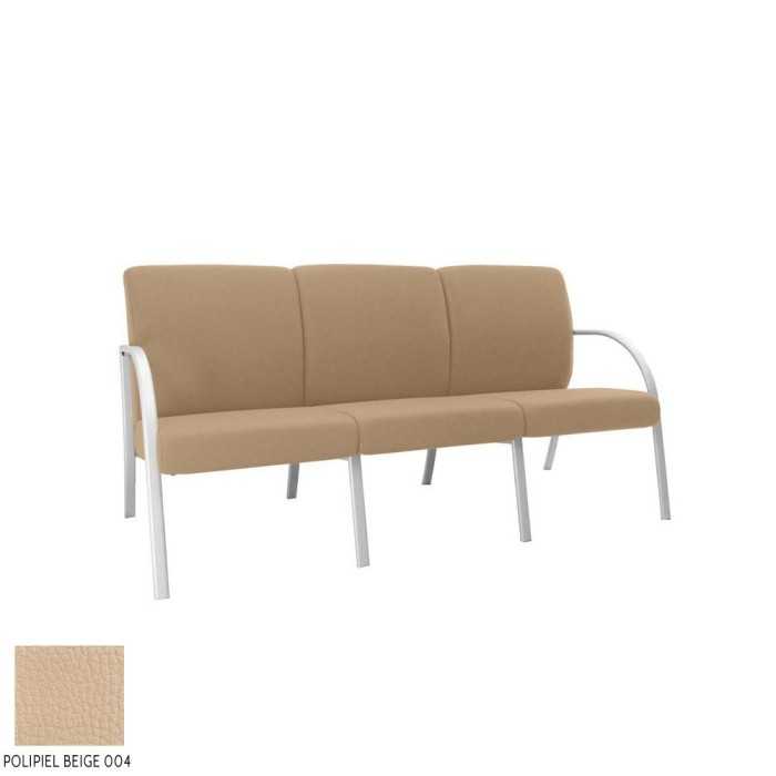 Sillón sala de espera modelo SELENA de Vincolo, 3 plazas